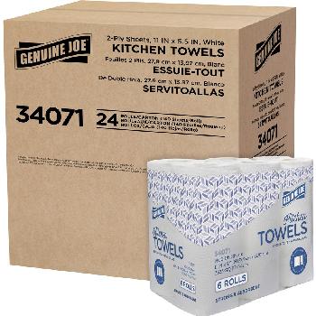 Genuine Joe Paper Towel 4/6ct/140sheets 